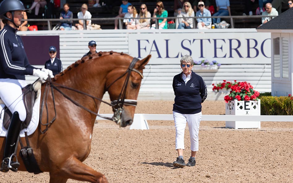 Solig dressyrinspiration på clinic med Kyra