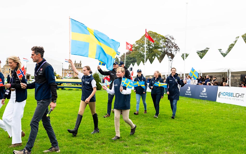 Besiktning och invigning på fälttävlans-EM