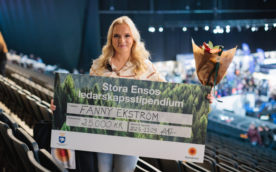 Föreningseldsjäl fick stipendium