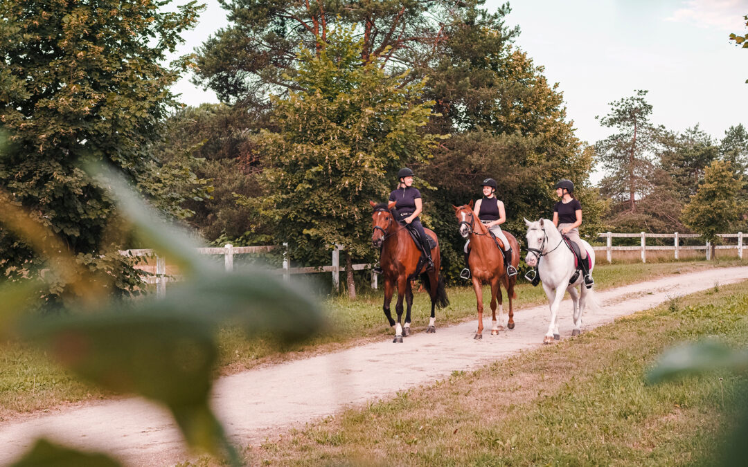 Kvinnor delta i studie om mens och ridning